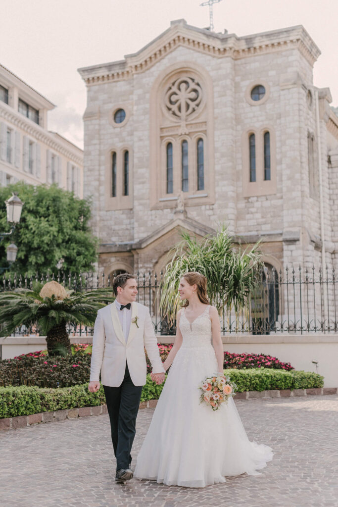 French Riviera elopement