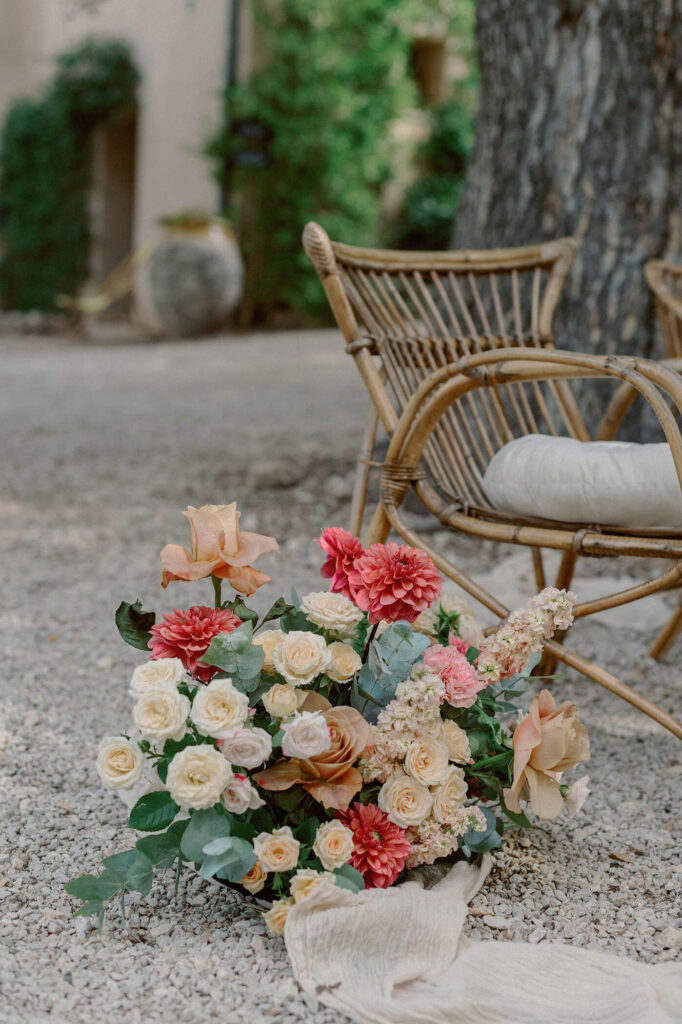 South of France wedding florist 
