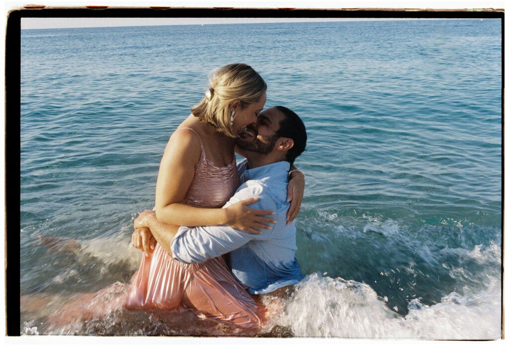 Film photography portrait photo shoot in Nice, French Riviera. 